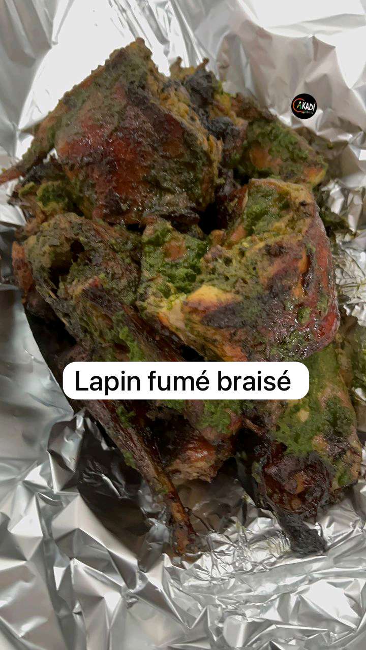 lapin fume braisé