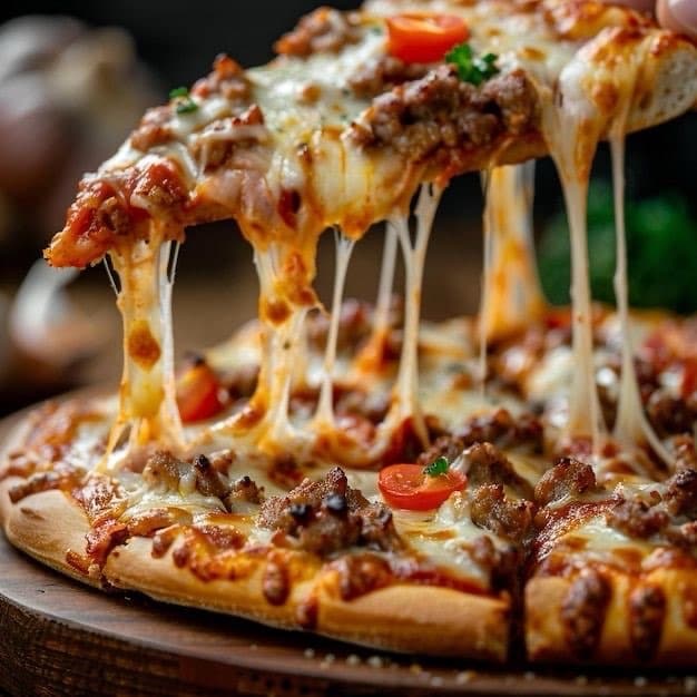 Pizza Viande-Hachée (Moyen)