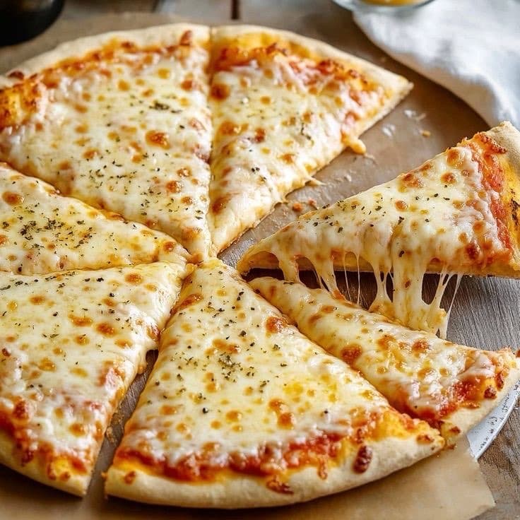 Pizza 4Fromages(moyen) sauce blanche