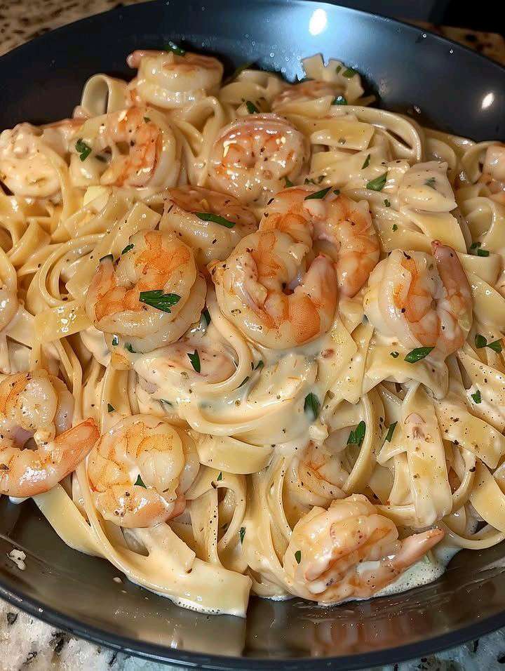 pâtes au gambas