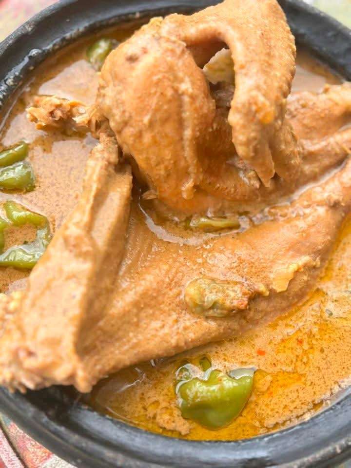 Sauce arachide riz blanc