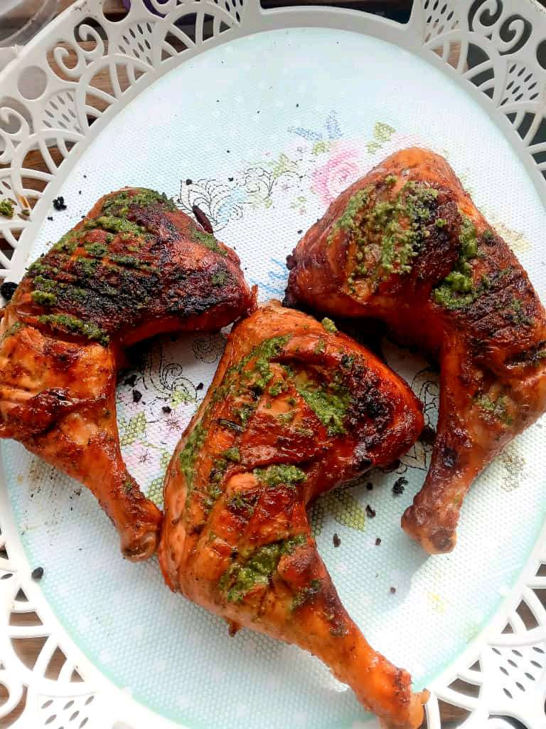 1/4 CUISSE DE POULET BRAISÉ